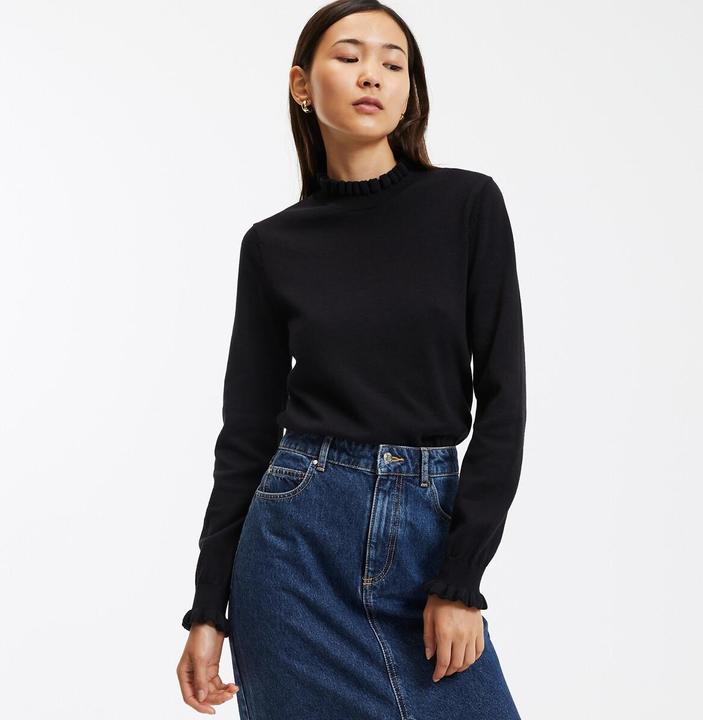 Immagine prodotto La Redoute Collections Maglia con colletto a balze e maniche lunghe (38)