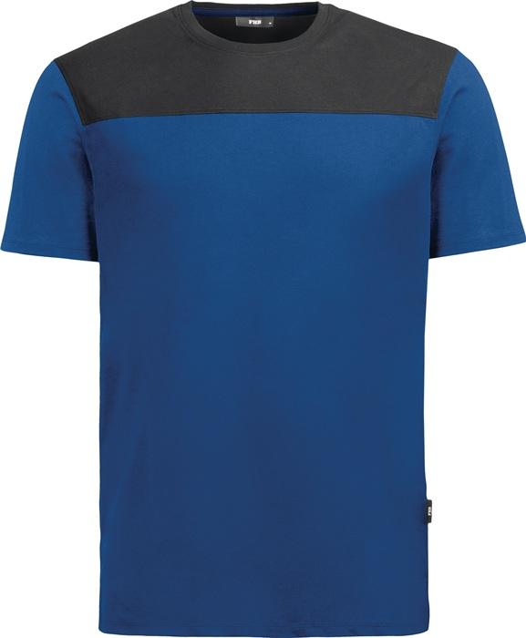 FHB T-Shirt KNUT Grösse M royalblau-schwarz (M)