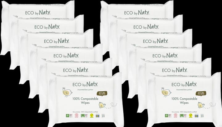 Naty Salviette umidificate organiche sensibili (240 Pezzo/i)