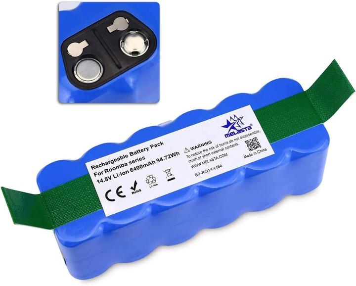 Actual product image Melasta 6400mAh Li-Ion replacement battery