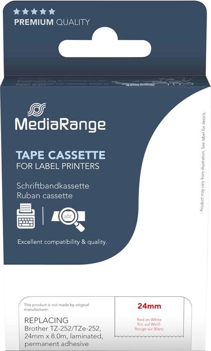 Produktbild MediaRange MRBTZ252 (2.40 cm, Rot)