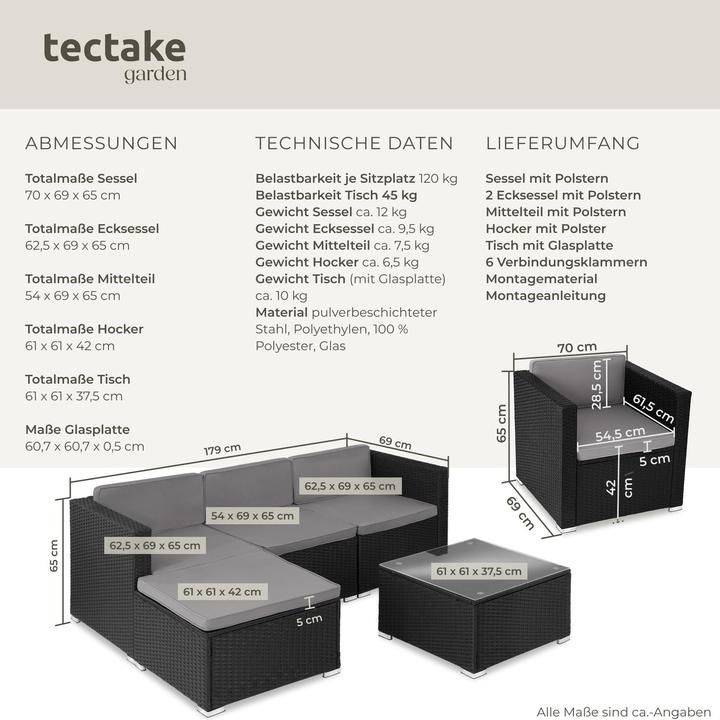 Produktbild tectake Lignano