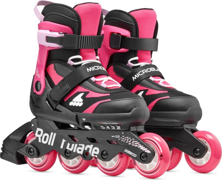 Actual product image Rollerblade Inline-Skates Microblade Combo Schwarz/Pink, 33-36.5 (33, 36.5)