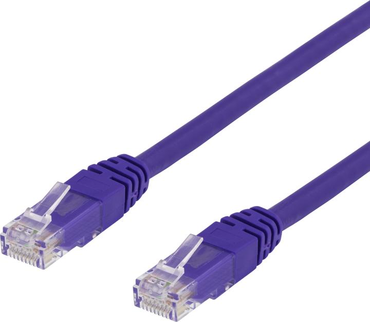 Produktbild Deltaco TP-615P Netzwerkkabel Violett U/UTP (UTP) (U/UTP, CAT6, 15 m)