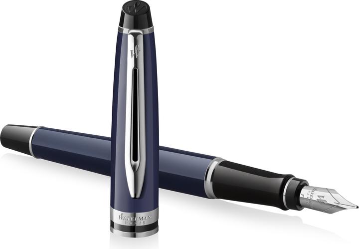 Produktbild Waterman EXPERT - Füllfederhalter (Blau, Edelstahl, 1 x)