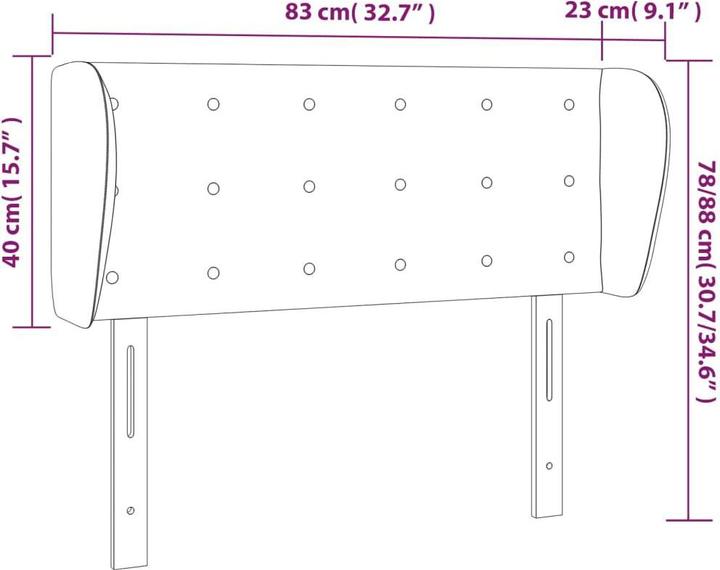 Actual product image VidaXL Olova (83 x 23 x 88 cm)