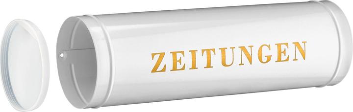 Produktbild Burg Wächter Zeitungsbox 800 Breite 400 mm weiss Stahl
