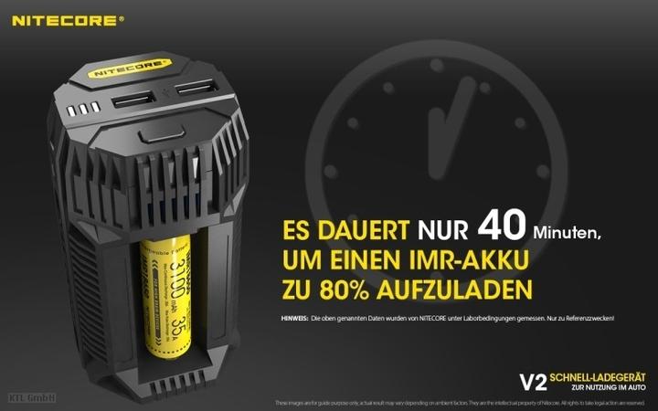Actual product image Nitecore V2 - Kfz-Ladegerät