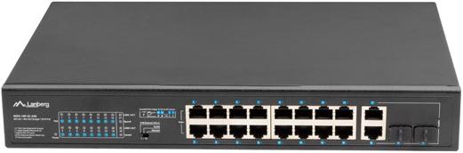 Immagine prodotto Lanberg RSFE-16P-2C-250 Switch di rete non gestito Gigabit Ethernet (10/100/1000) Power over Ethernet (PoE) (18 Porti)