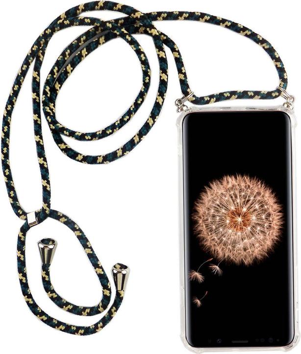 Produktbild König Design Handykette für Samsung Galaxy S9 Plus mit Band zum umhängen Kordel Camouflage