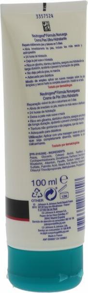 Actual product image Neutrogena Foot cream Nordic Berry against dry feet (Foot deodorant & powder, 100 ml)