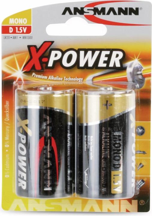 Produktbild Ansmann X-Power (2 Stk., D)