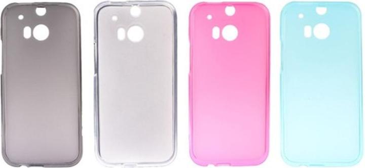 Produktbild König Design Handyhülle Transluzente TPU Tasche für HTC One 2 M8 Grau (HTC One M8)