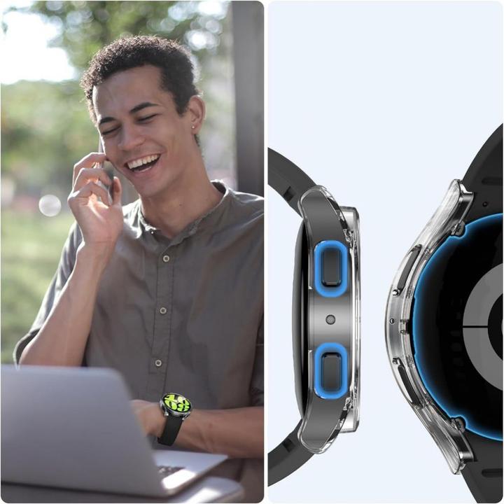 Actual product image Tech-Protect Defence360 case for Samsung Galaxy Watch 6 (40 mm) - transparent