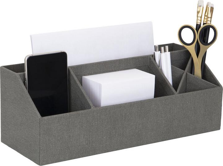 Actual product image Bigso ELISA Desk Organiser Grey Canvas