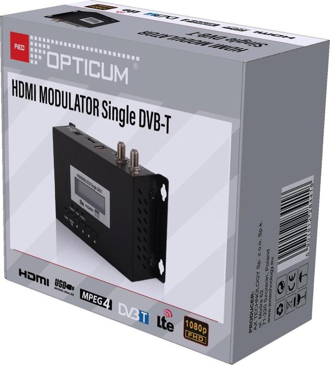 Image du produit Opticum Modulateur audio/vidéo HDMI DVB-T (Modulateur HDMI)