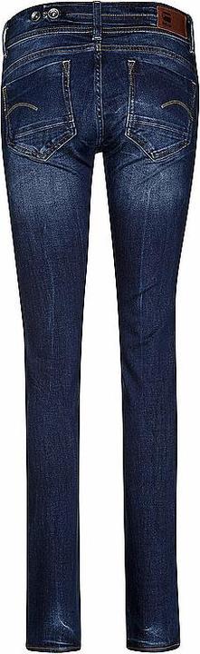 Actual product image G-Star Midge Saddle Mid Straight Jeans Neutro dk aged (W28/L30)
