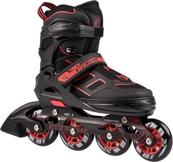 Produktbild Nils Inlineskates Extreme NA14174 schwarz-rot - PU76 mm/82A (M 35-38) (35)