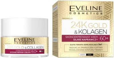 Image du produit Eveline Cosmetics 24K Gold & Collagen Concentrated Strong Repairing Day & Night Cream 60+ 50Ml (50 ml)