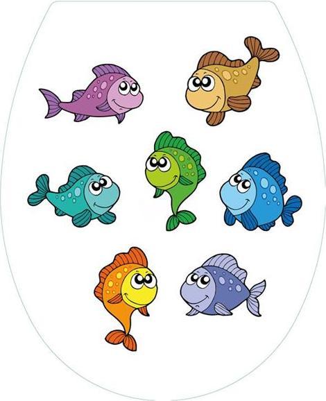 Bisk WC-Sitz Fisch