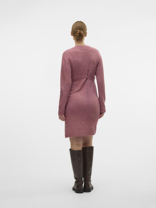 Actual product image Mamalicious Regular fit Round neck Ribbed cuffs Short dress Knitted dress (L)