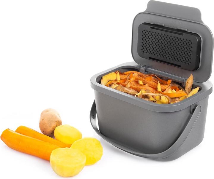 Immagine prodotto Euro3plast Mini Bini Komposteimer mit Aktivkohlefilter (4.50 l)