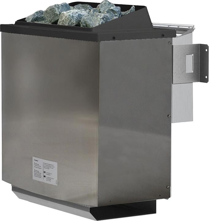 Actual product image Karibu Sauna house Pekka corner entry (9 KW Bio external control)