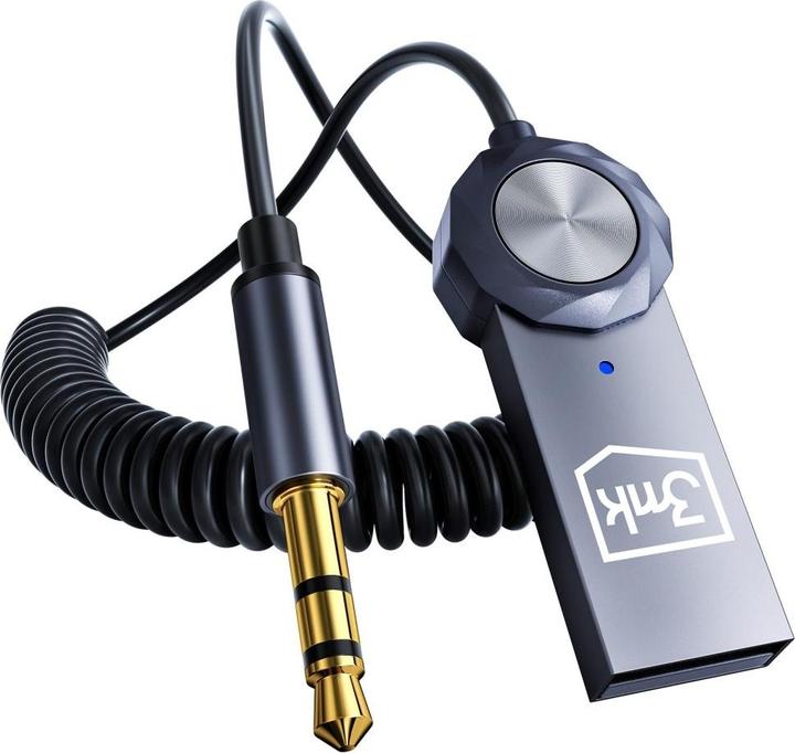 Produktbild 3MK Bezprzewodowy adapter audio Audio Bluetooth Adapter Jack 3.5mm 2w1