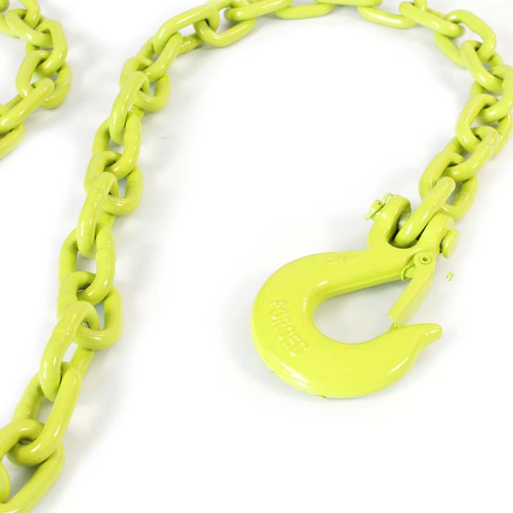 Image du produit XPOtool Chaîne forestière de débardage Ronde 1,83mx10mm avec Maillon de suspension Crochet Abattage