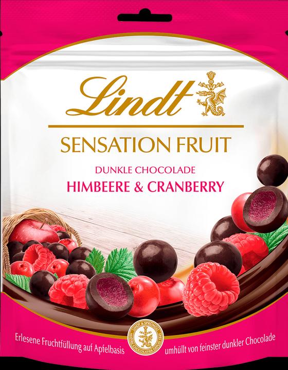 Produktbild Lindt Sensation Fruit Dunkel Himbeere & Cranberry (150 g)