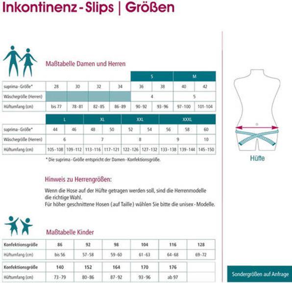 Immagine prodotto Suprima Slip in PVC abbottonabile per donna e uomo bianco (1 x, Grande)