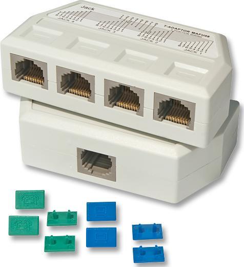 Produktbild Lindy RJ45 Line Doubler/Verteiler 1:4