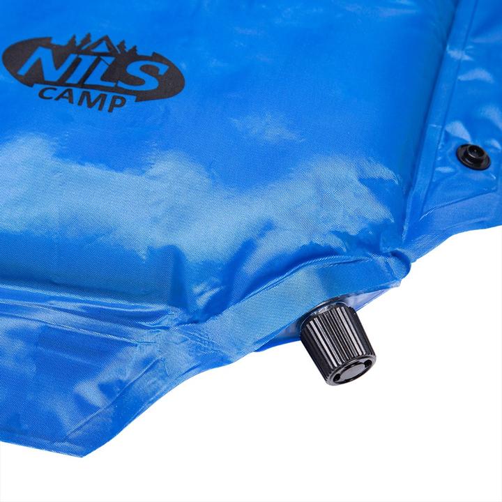 Actual product image Nils Self-inflating mattress with cushion NC4001, blue
