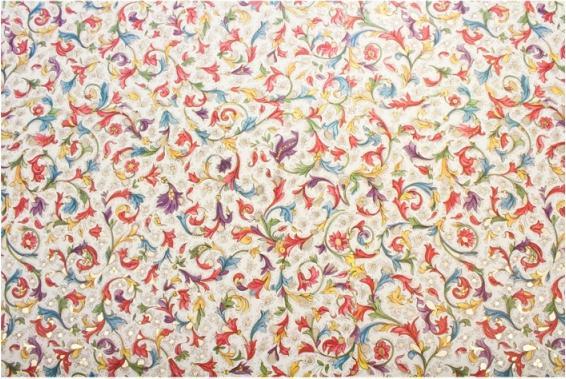 Image du produit Kartos Papier cadeau Florentia 68x98cm, papier couleur chamois (Papier cadeau)