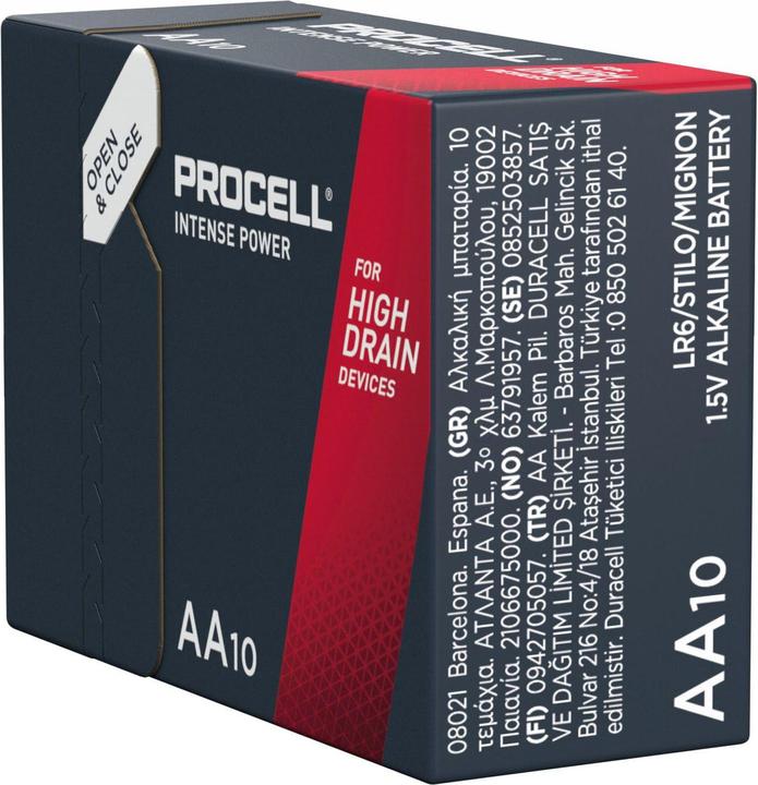 Immagine prodotto Duracell Procell Intense Power (10 pz., AA, 3112 mAh)