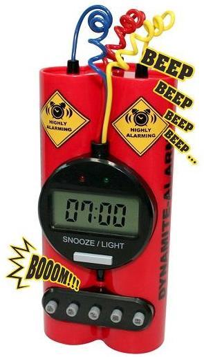 50fifty Dynamite Alarm Clock