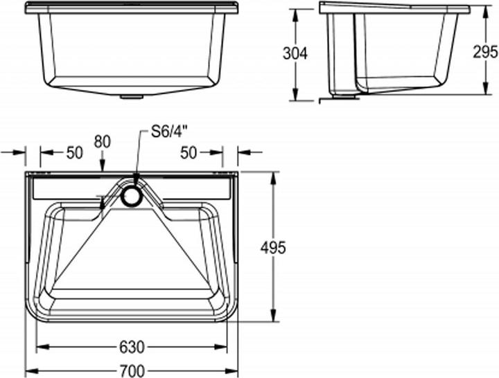 Actual product image Franke Washing trough (495 mm, 700 mm)