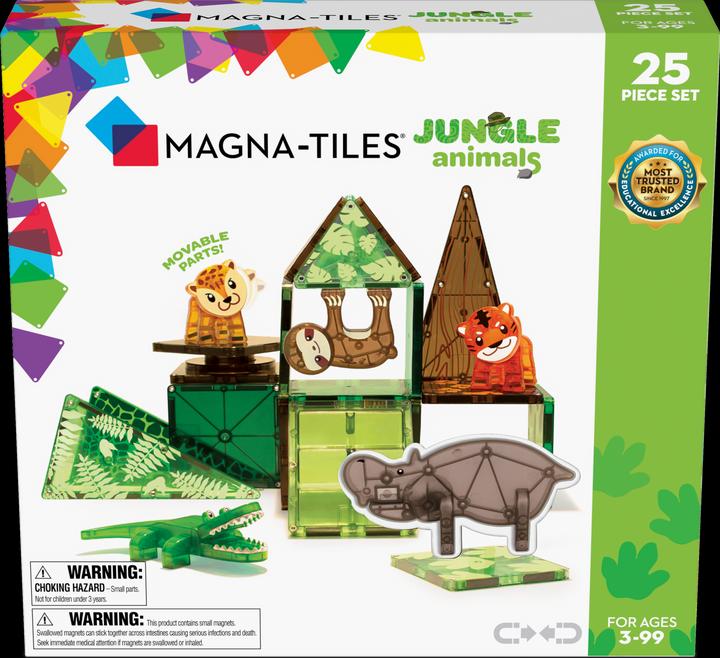 Actual product image Magna-Tiles Jungle Animals Set