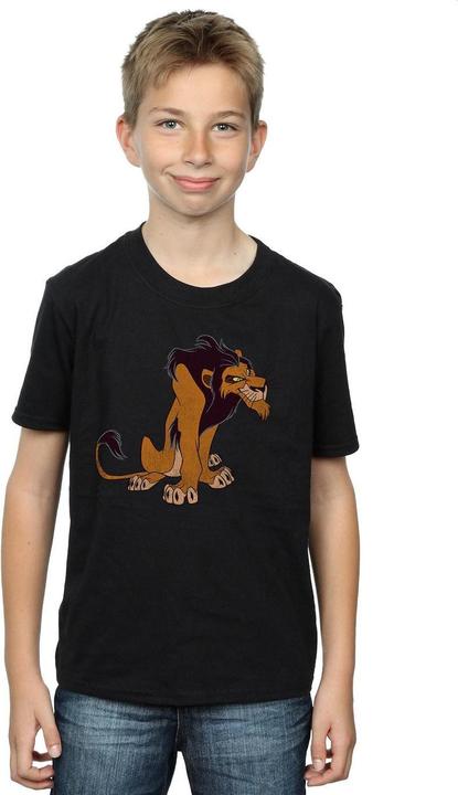 Actual product image The Lion King Boys Classic Scar Cotton T-Shirt (116)