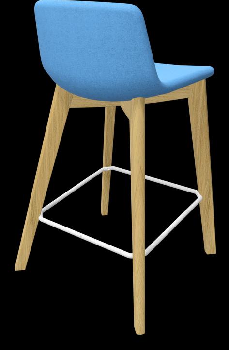 Light blue, White, Ash natural light grey stained