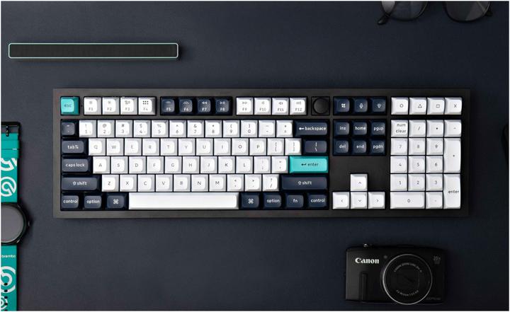 Immagine prodotto Keychron Tastiera meccanica personalizzata Q6 Max QMK/VIA Wireless, manopola completamente assemblata, nero (Cablato, Senza fili)