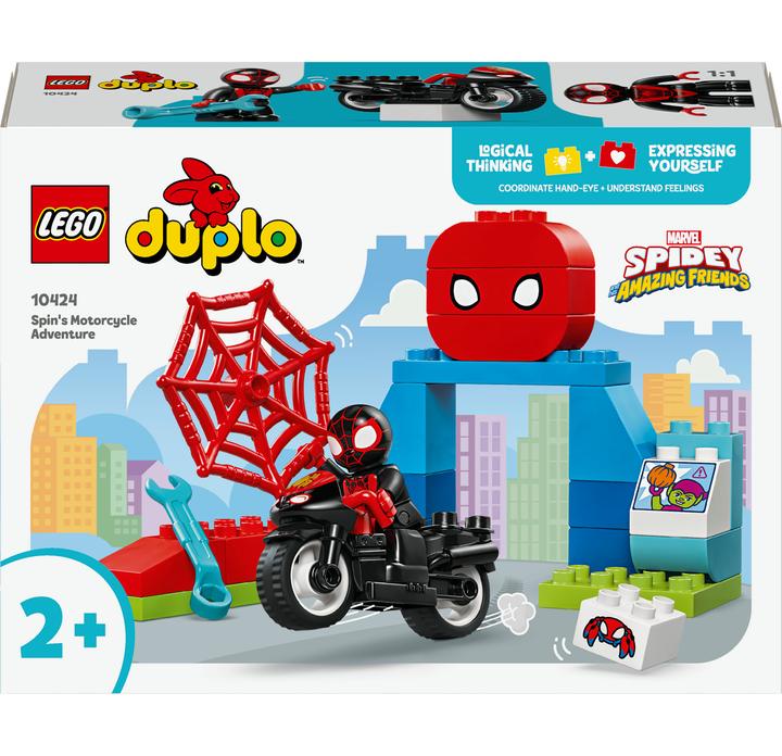 Actual product image LEGO Spin's motorbike adventure (10424)