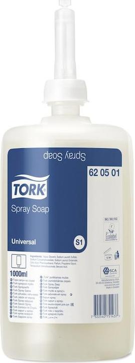 Tork Sprayseife, für S1/S11 Seifenspender, Universal Qualität, parfümiert, 1 x 1000 ml (Flüssigseife, 1000 ml)