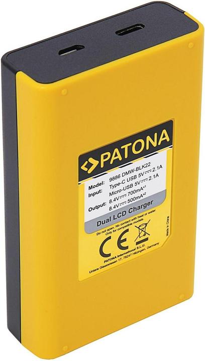 Immagine prodotto Patona DMW-BLK22 (Caricabatterie per fotocamere)