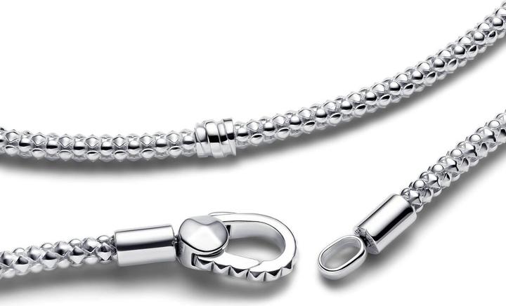 Produktbild Pandora Studded Clasp & Chain Bracelet (19 cm, Silber 925)