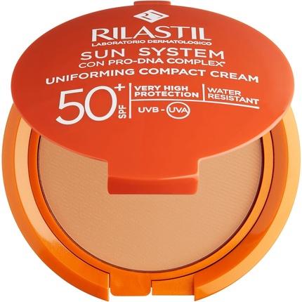 Rilastil Sun System Uniform Compact Creme Spf50 Farbton 02 Dore 10g (Sonnencreme Gesicht, SPF 50, 75 g)