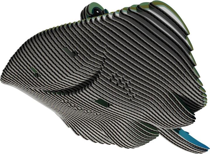Actual product image Eugy 3D craft set stingray (MQ6)