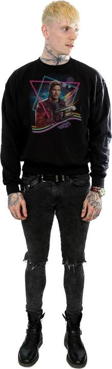 Actual product image Mens Guardians Of The Galaxy Neon Star Lord Sweatshirt (XL)
