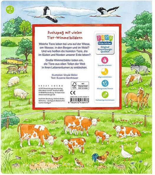 Image du produit Ravensburger Je cherche mes gros trucs : Les animaux du monde (Allemand, Susanne Gernhäuser)