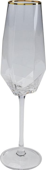 Produktbild Kare Design Sektglas Diamond Gold Rim (36 cl, 1 Gläser, Sektgläser)